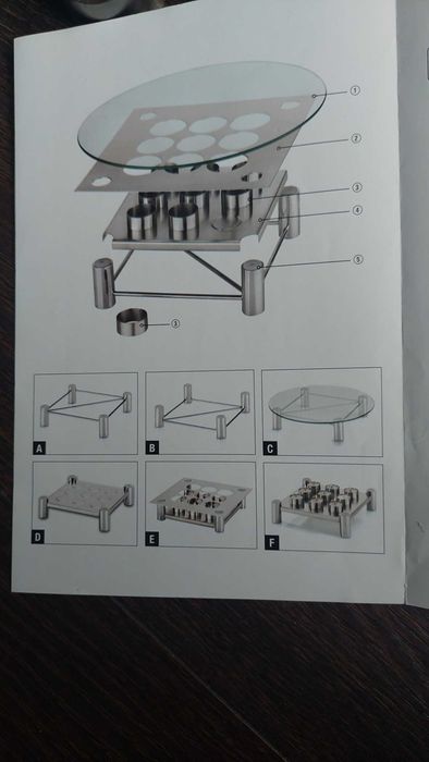 Płyta wielofunkcyjna: podst. na tort, podgrzewacz jedzenia, świecznik