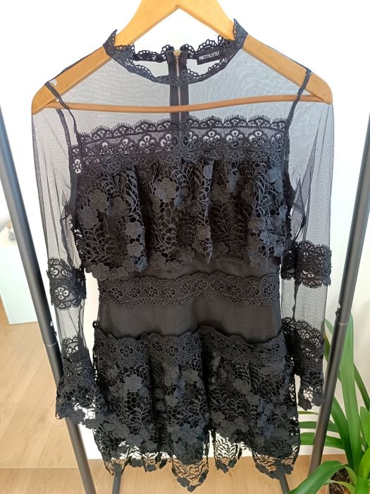 Sukienka z koronką sylwester wieczorek studniówka