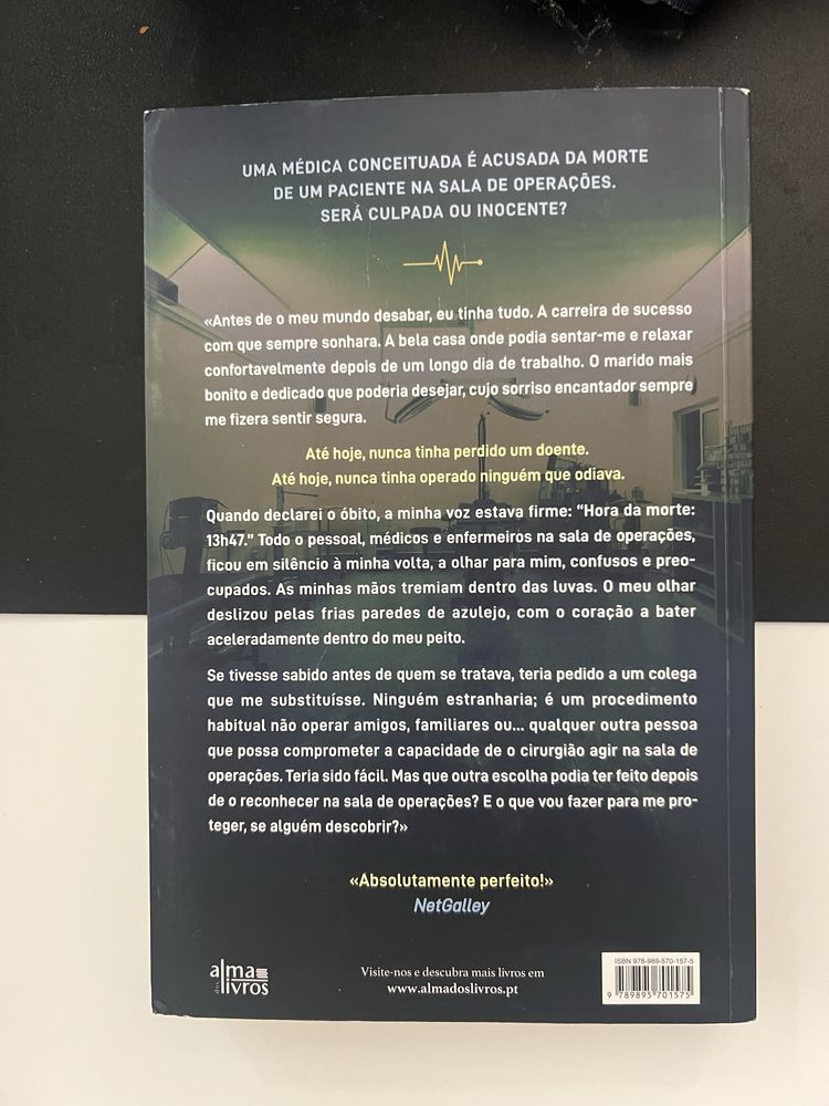 Livro “A Cirurgiã”