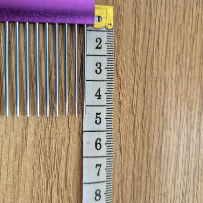 Duży profesionalny grzebień do pielęgnacji zwierząt