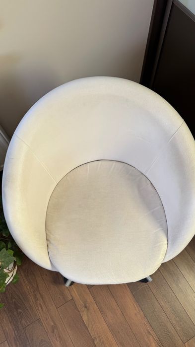 IKEA SKRUVSTA Krzesło obrotowe, Ysane biały