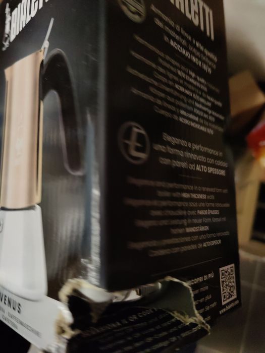 Kawiarka Stalowa Venus 6 Cooper OUTLET BIALETTI Indukcja 235ml mstr