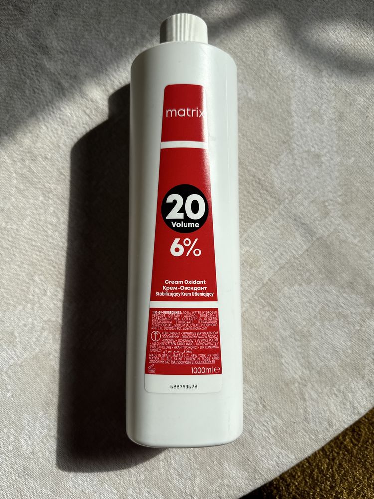 Matrix farba 2sztuki 505NA 4N 5A 1000 ml krem utleniajacy 6%
