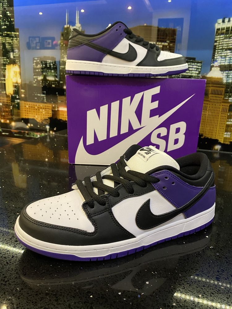 Buty Nike SB Dunk Low Pro Court Purple EU 45 US 11 Nowe i Oryginalne