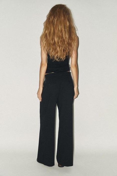 Штани, брюки широкі палаццо ZARA