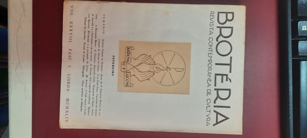 Revistas antigas ciências naturais dos jesuitas portugueses Brotéria