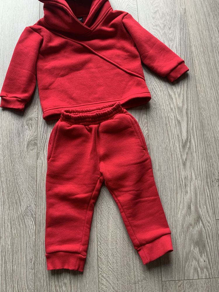 MKTP Bluza i Spodnie After Hours Kids Malinowa Czerwień