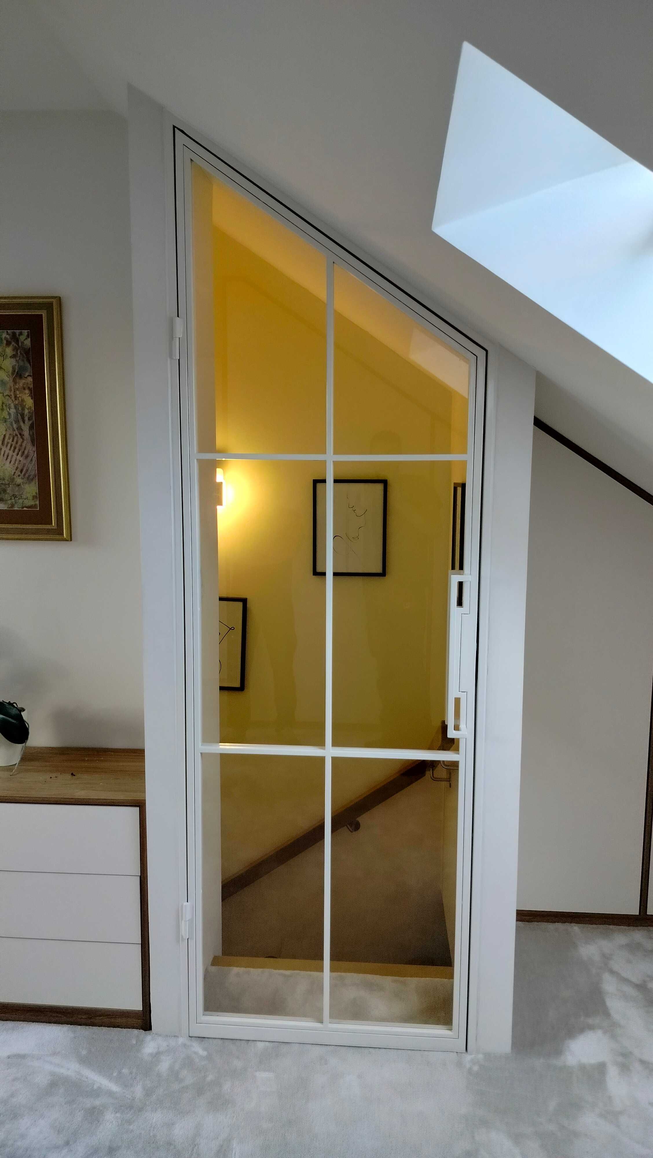 Drzwi loft , ścanki , przeszklenia