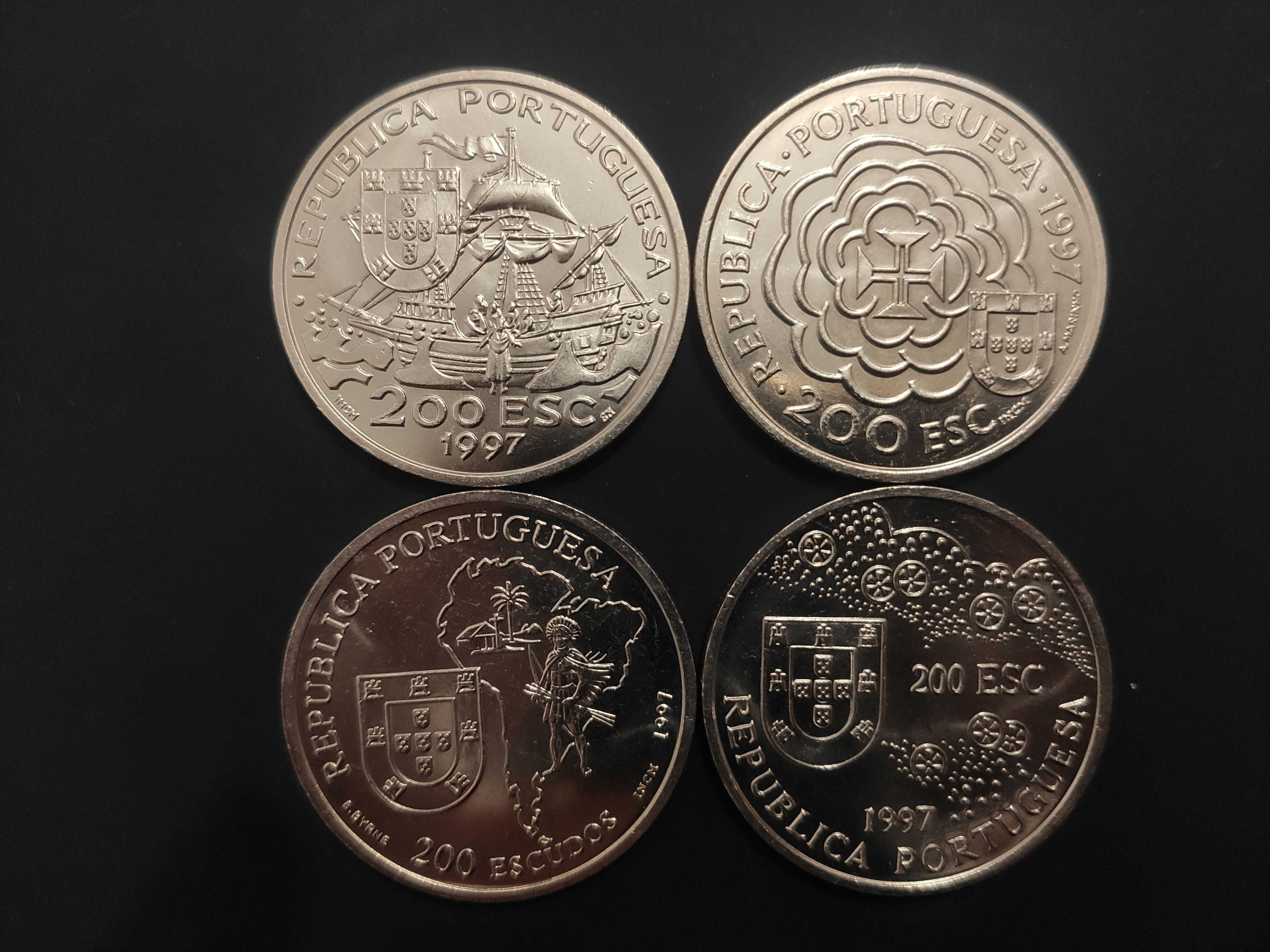 4 moedas de 200$ - Serie VIII - (Conjunto 5.5€) #2