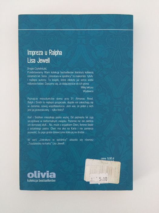 Książka Lisa Jewell Impreza u Ralpha