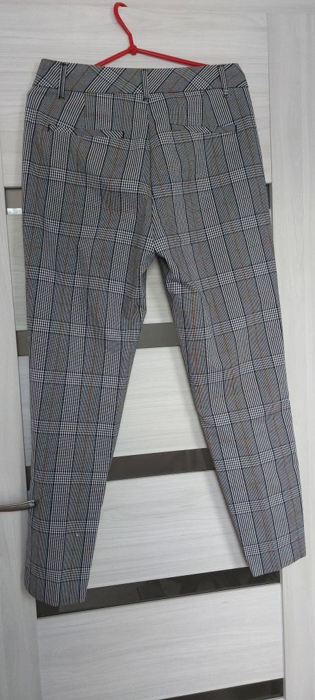 Spodnie długie w kratę esmara xl L  eleganckie