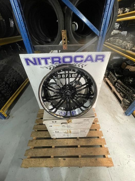 4 - jantes 20 e 22 5x120 aversus de aba cromada novas