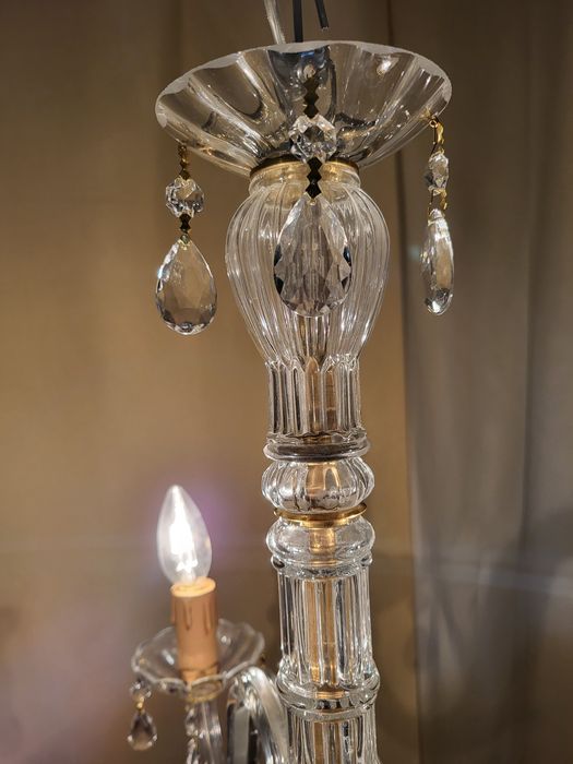 Candeeiro lustre vidro