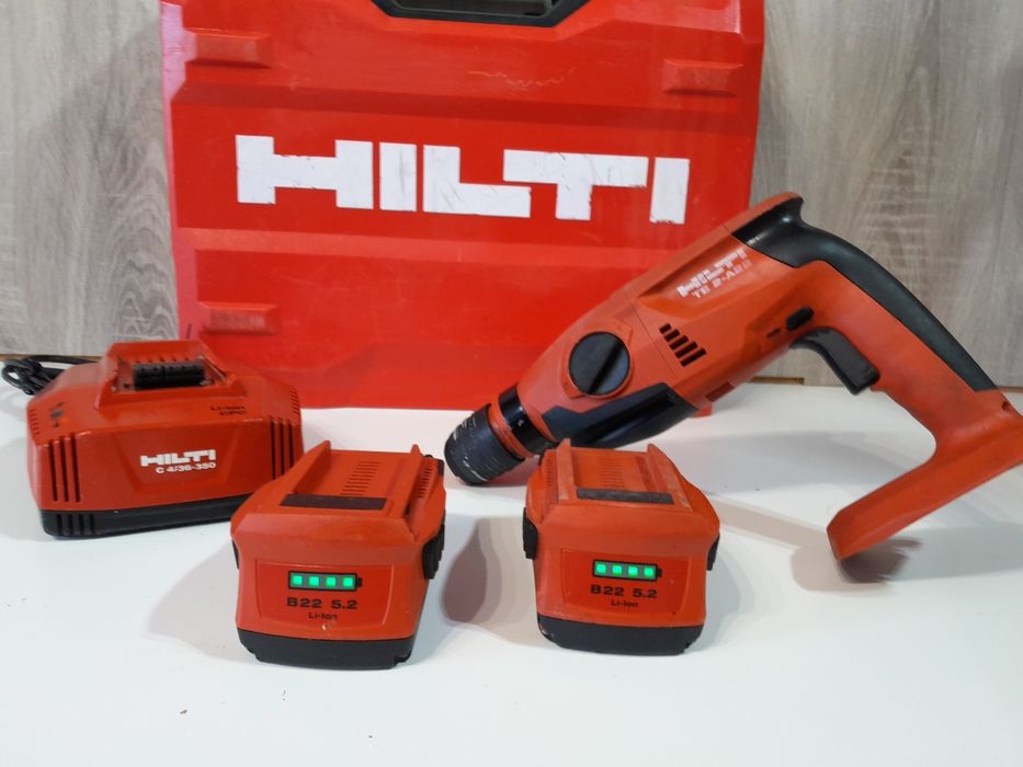 HILTI TE 2-A22 akumulatorowa młotowiertarka udar SDS plus 2x5.2ah