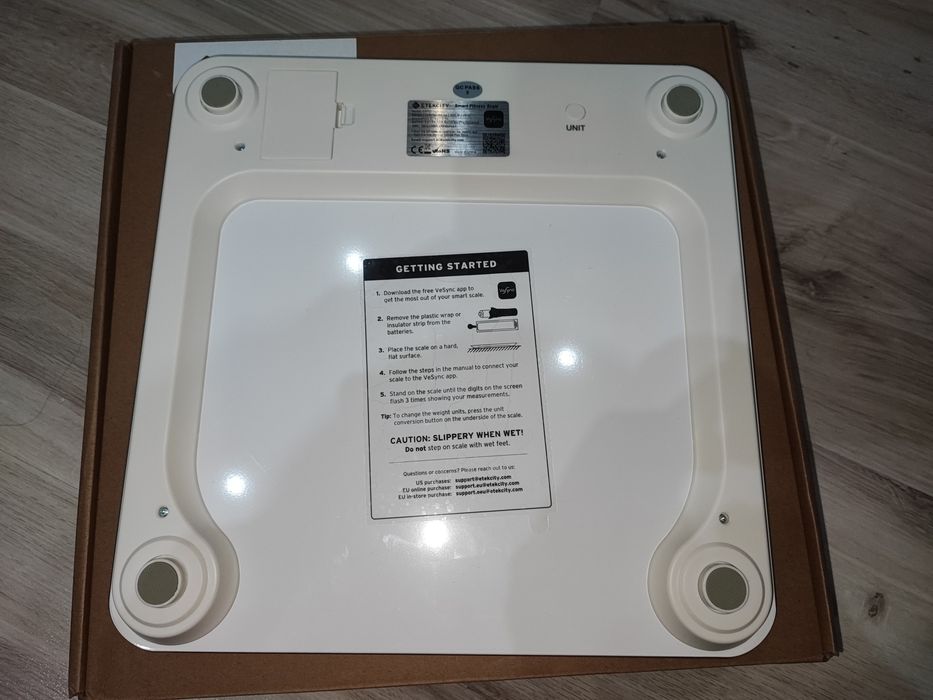 ETEKCITY Inteligentna waga cyfrowa Bluetooth ESF37