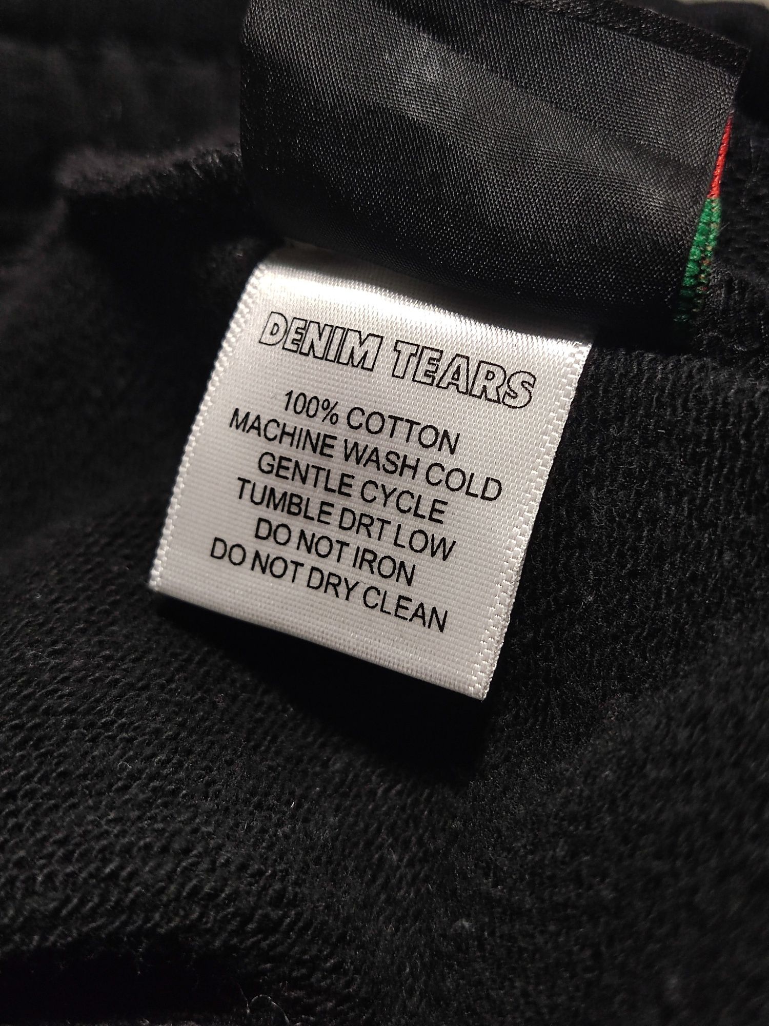 Spodnie Denim Tears Czarne Szare Bawełna Cotton Vintage Og Retro Puff