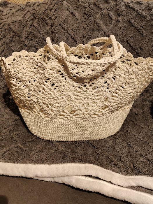 Torba  na ramię, nowa robiona szydełkiem,polecam serdecznie