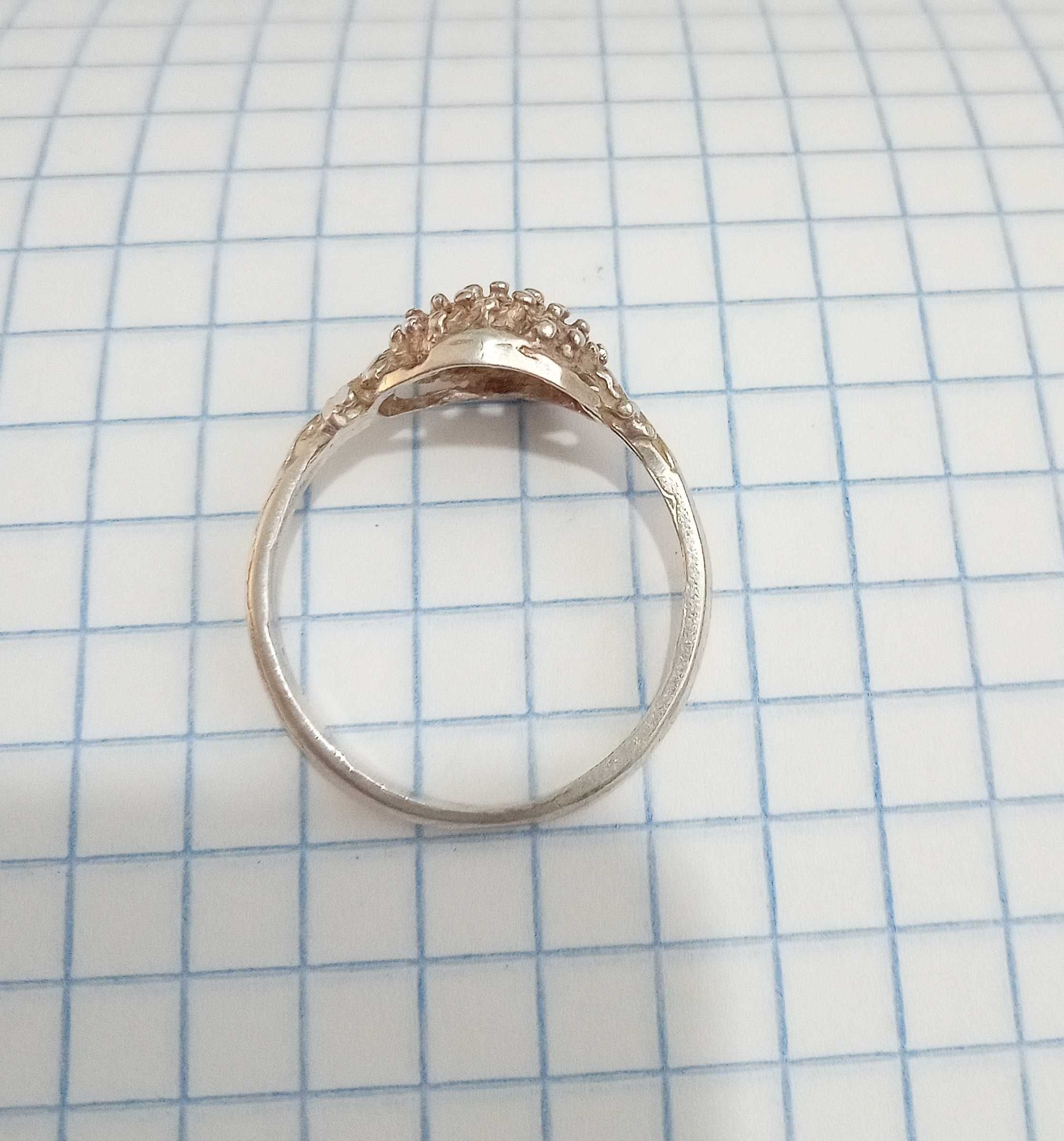 Вінтажне кольцо Сіточка срібло 925 проба. Розмір 17,5