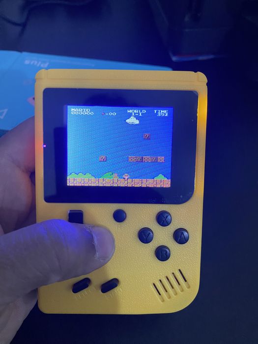 Mini video game 500 Jogo Super mario Contra