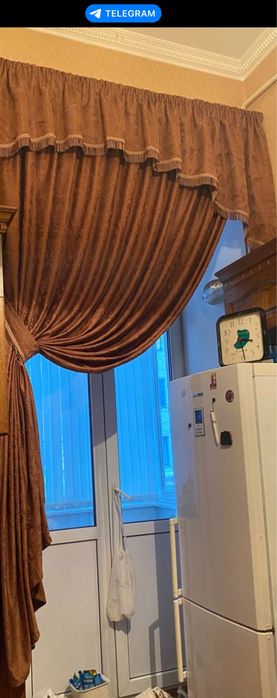 Шторий на довгі вікна (деякі  після хімчистки)