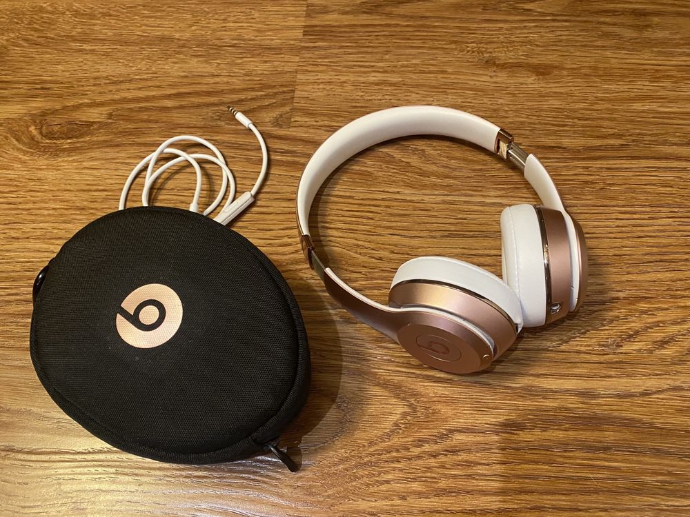 Оригинальные наушники Beats Solo 3 Rose Gold