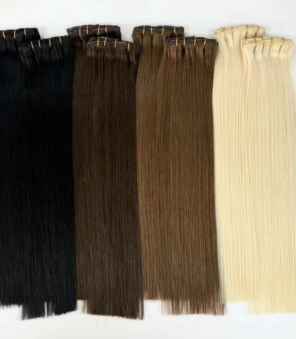 Cabelos humanos Mega Hair extensões
