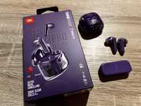 Słuchawki JBL Tune Flex edycja Ghost przezroczyste Fioletowe