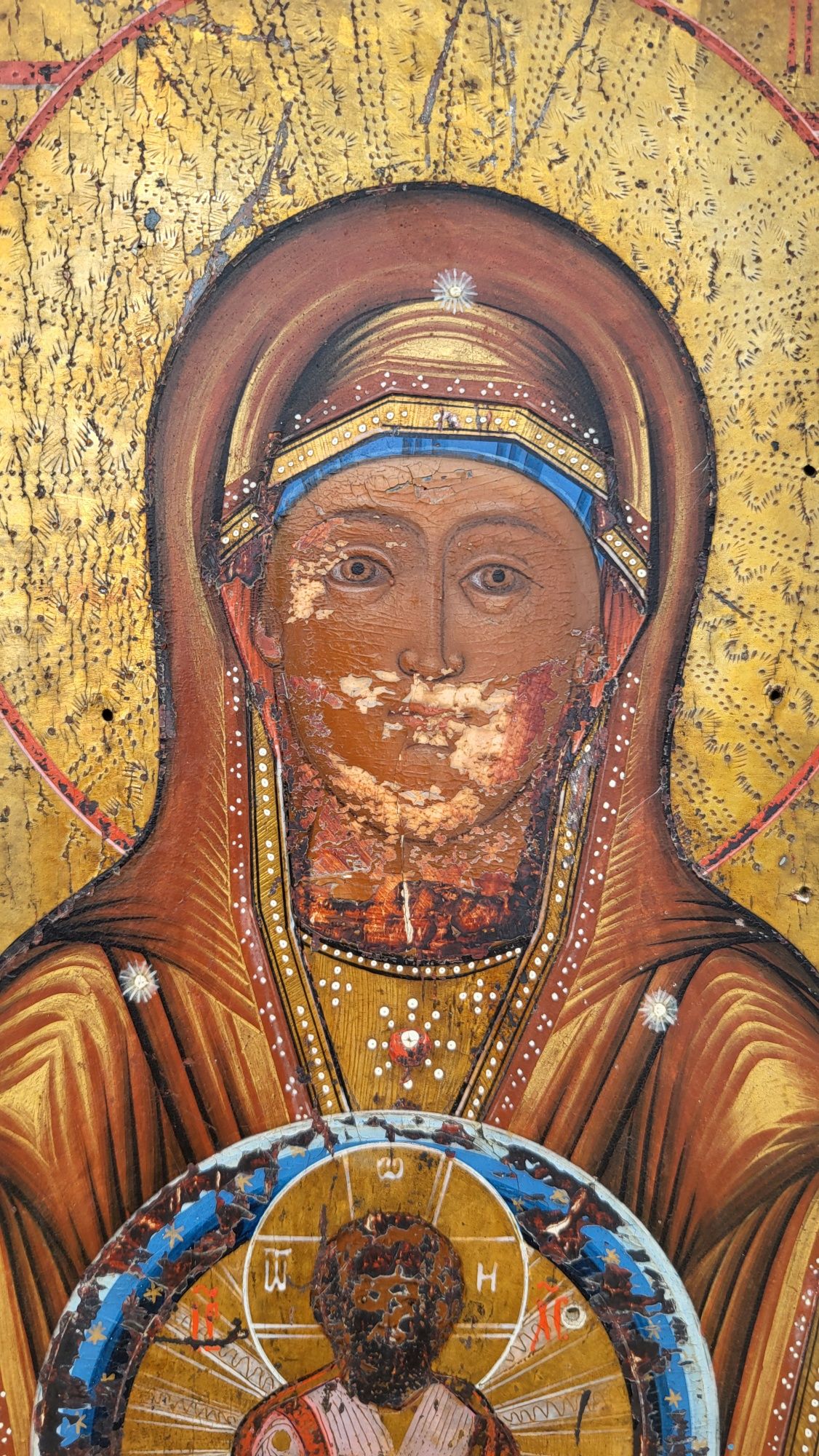 Икона Знамение Пресвятой Богородицы 19век