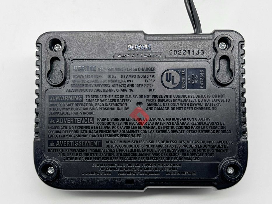 Зарядное устройство DeWALT DCB112
