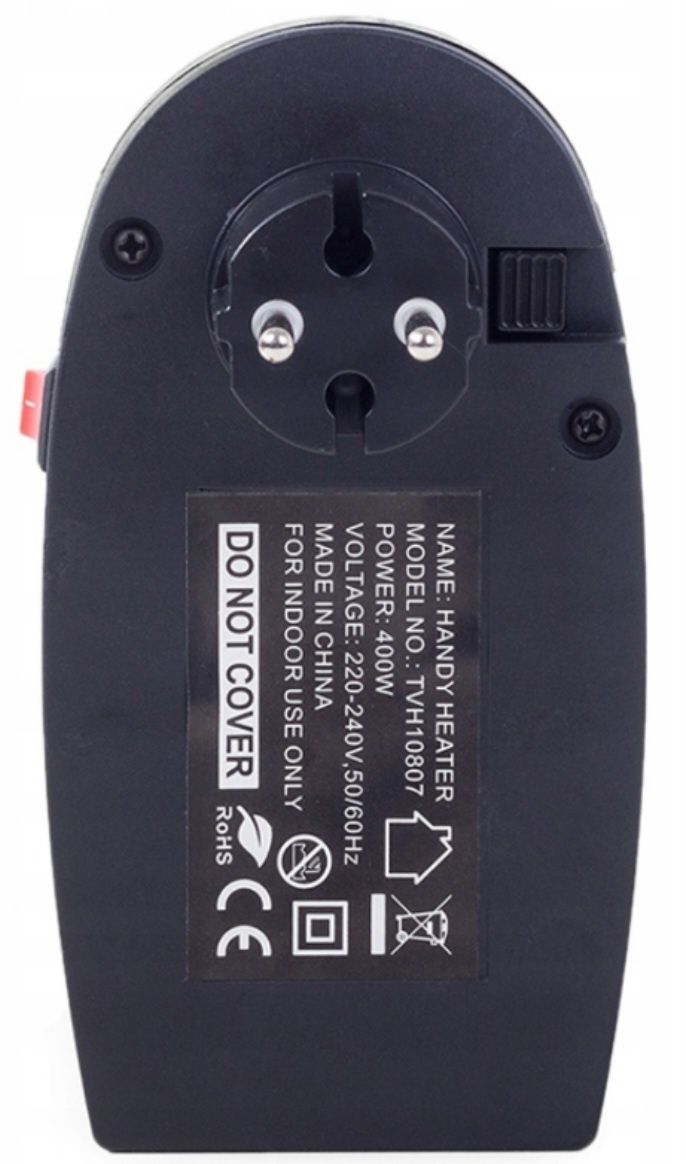 Grzejnik elektryczny, termowentylator 400W, grzałka