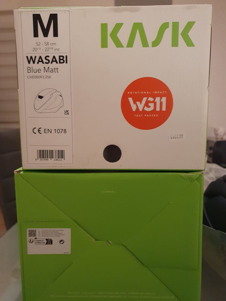 KASK Wasabi WG11 roz.M Blue Matt Poliwęglan