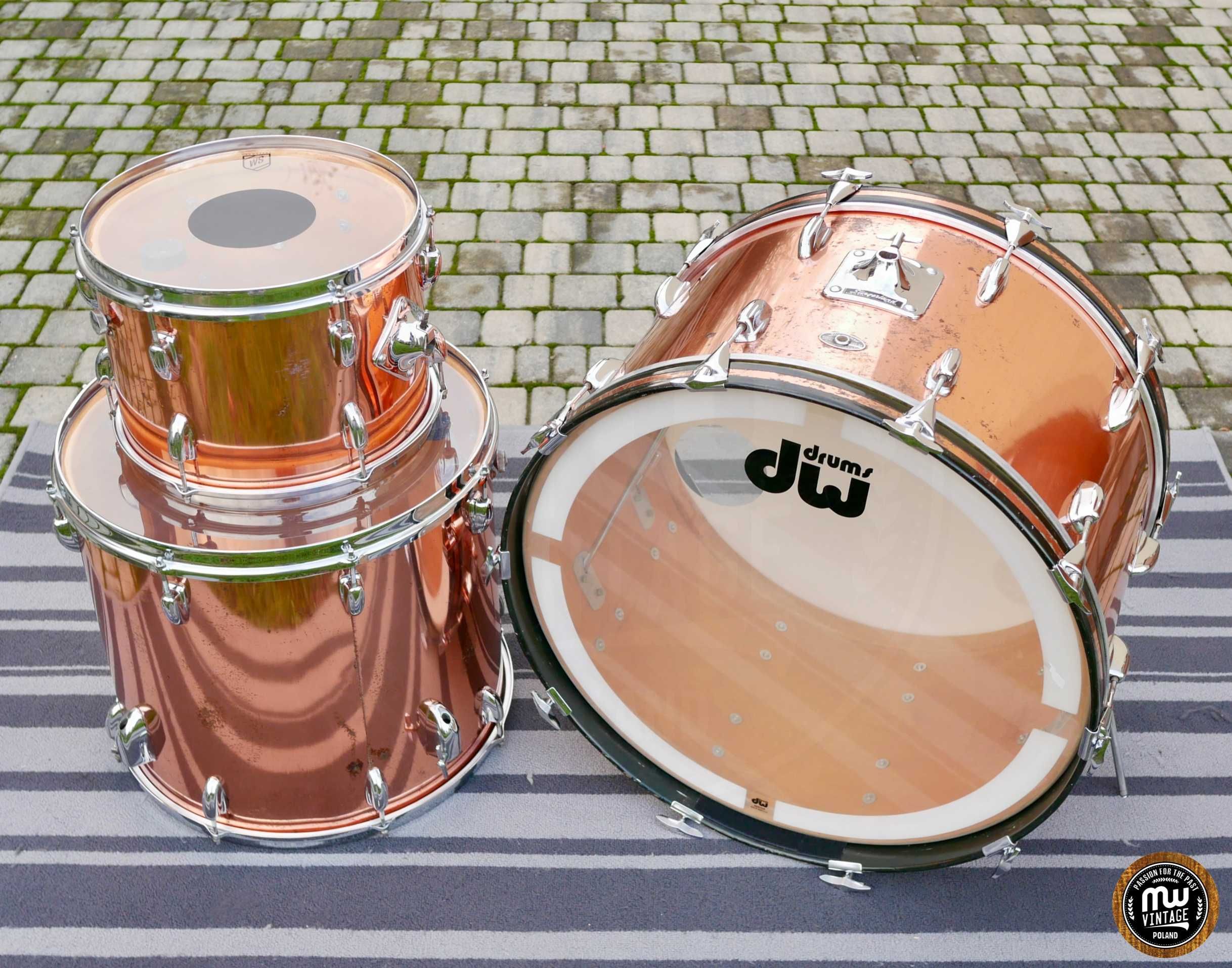 Perkusja Slingerland Niles 3-ply 24”, 13”, 18” Copper Vintage ‼️