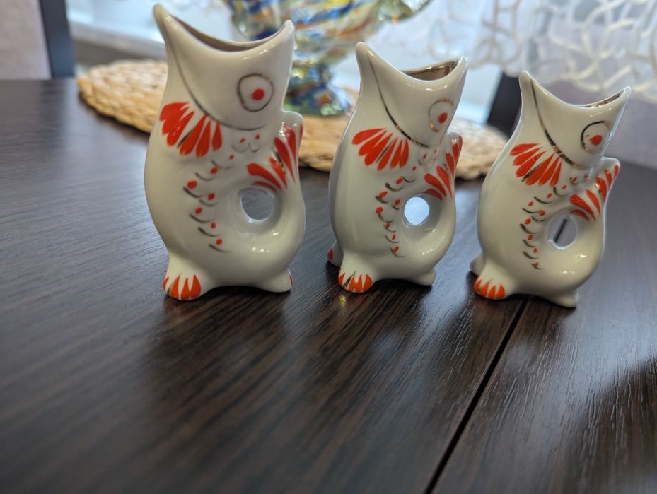 Stara karafka ryba PRL.