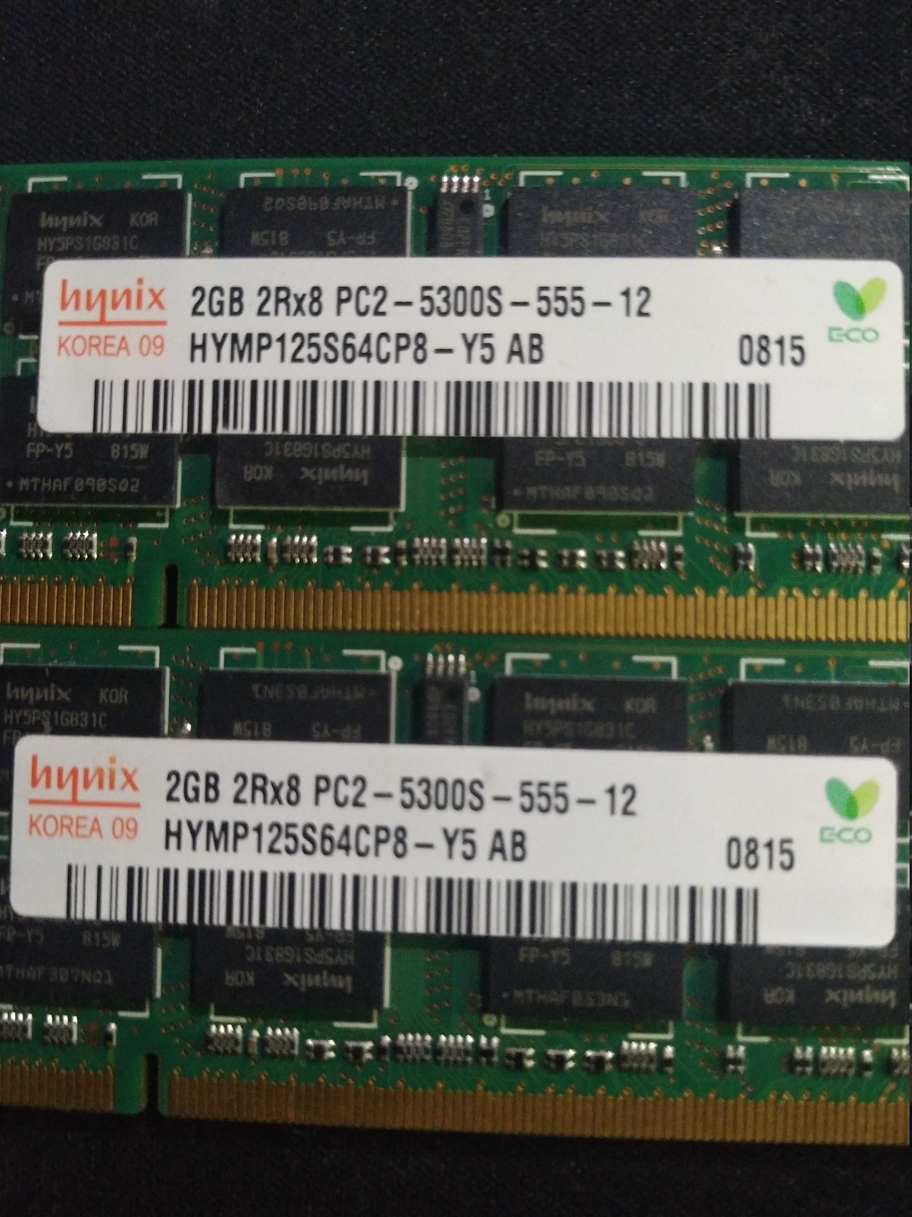 Hynix 4Gb (2x2Gb) PC2 6400S (667mhz) ddr2 SODIMM