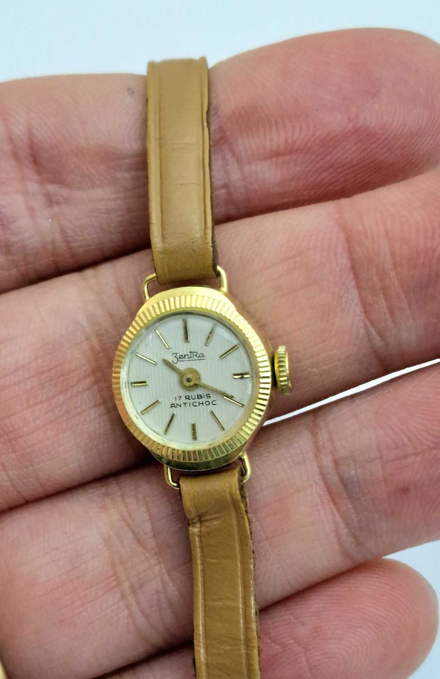 Złoty damski zegarek Zentra 585