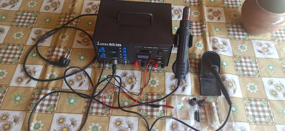 Паяльна станція 3 в 1 lukey853d