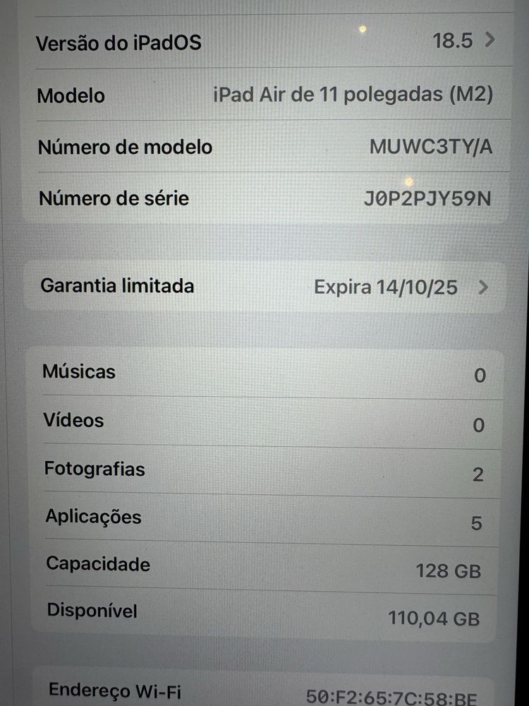 ipad Air 11’ M2 2024