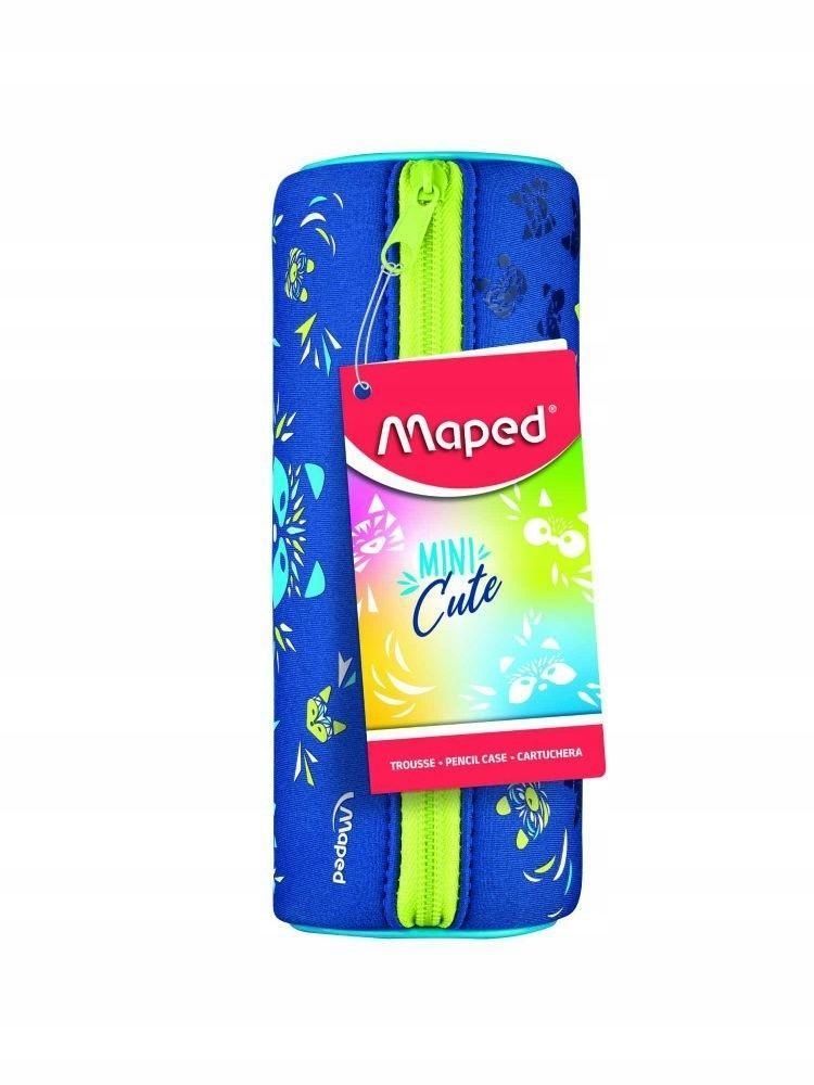 Piórnik Tuba Mini Cute Niebieski Maped, Maped