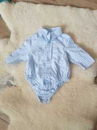 Koszula elegancka dla niemowlaka 0-3msc