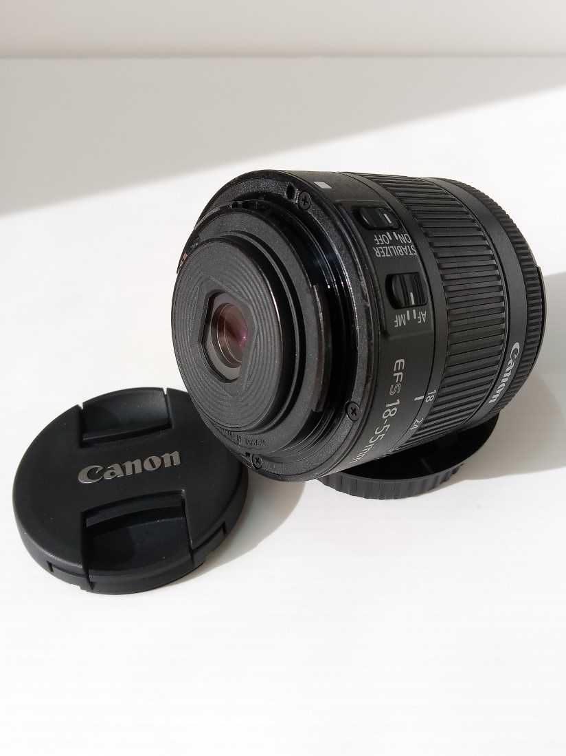 Canon EF-S 18-55mm f/4-5.6 IS STM (como nova)