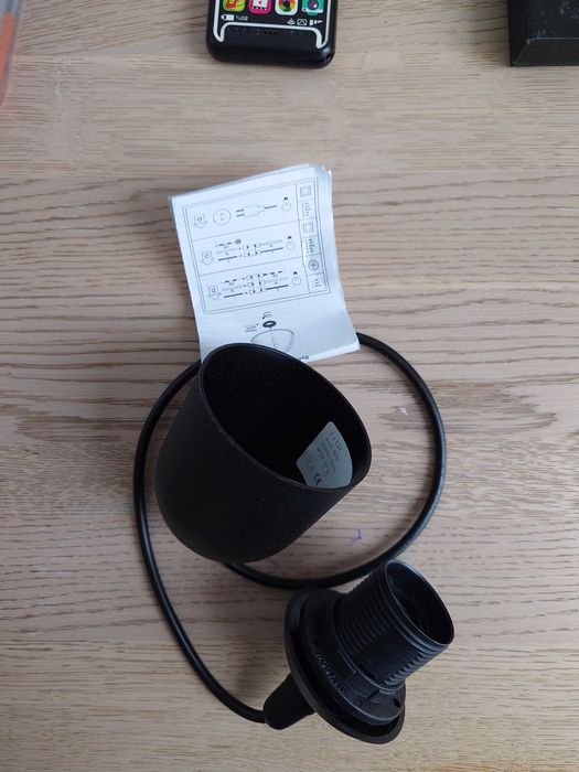 Lampa wisząca bez klosza E27