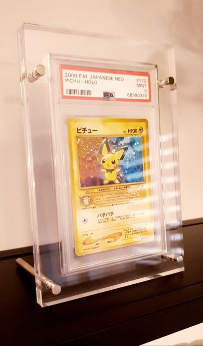 Kolekcjonerska PSA 9 Pichu Holo (N1) Neo JAP