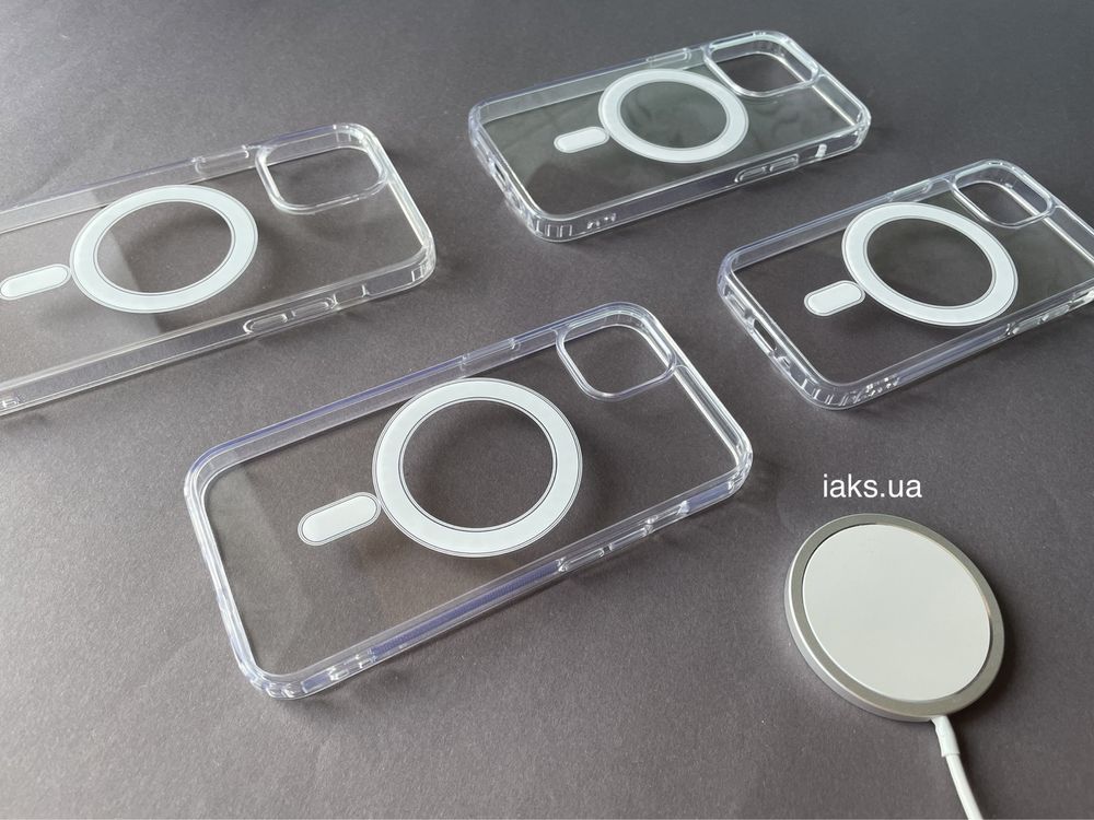 Чохол MagSafe Clear Case прозорий акриловий кейс айфон iPhone 13 Pro