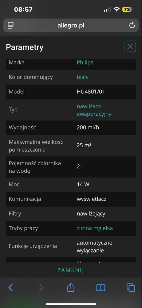 Nawilżacz powietrza