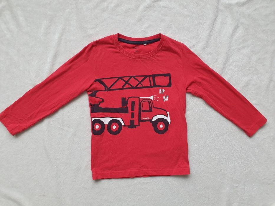 bluzka 116 długi rękaw endo koszulka wóz strażacki straż pożarna auto