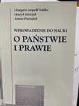 Wprowadzenie do nauki o państwie i prawie