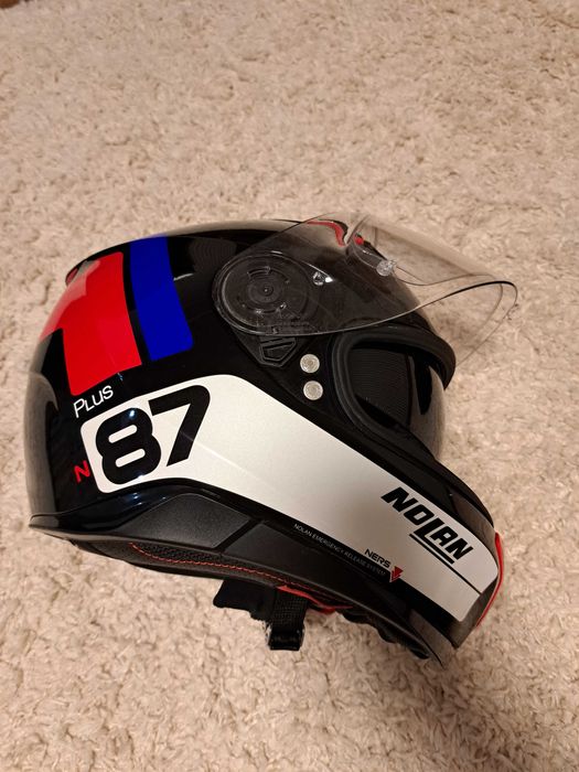 Шлем Nolan N87 триколор