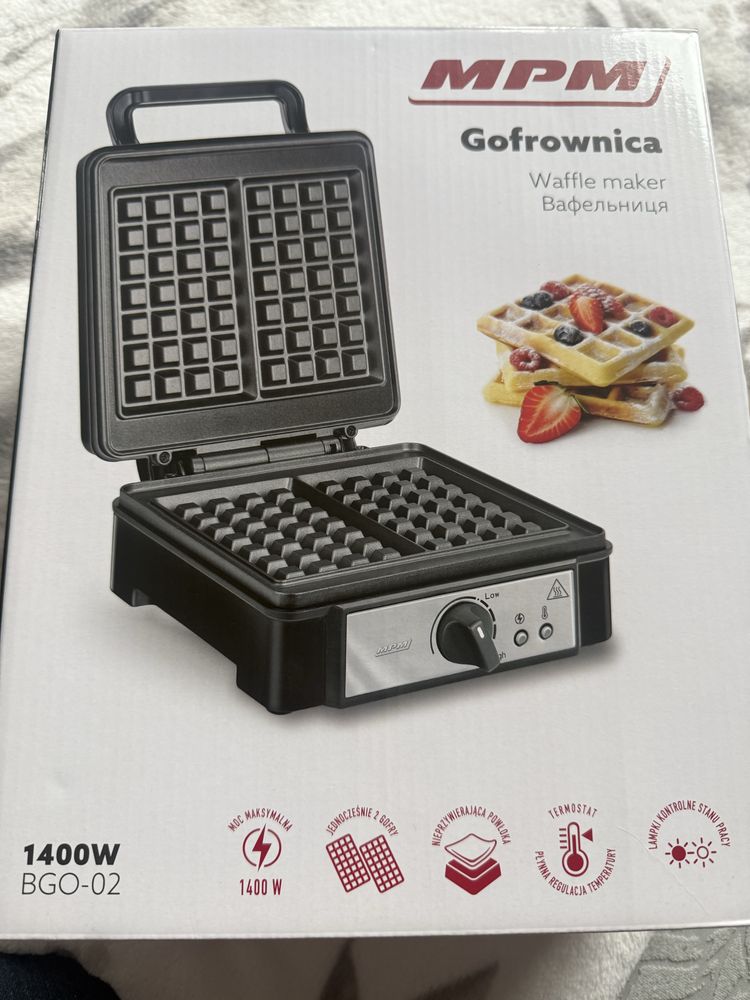 Nowa gofrownica MPM 1400W