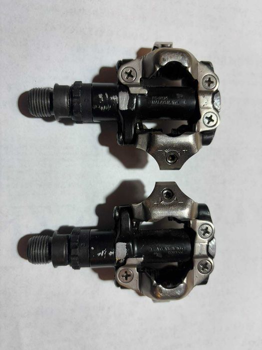 Dwie pary RAZEM - Pedały rowerowe Shimano  PD-M636 i PD-M520 używane