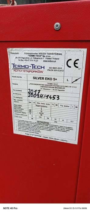 Piec na Ekogroszek i pellet 5klasa